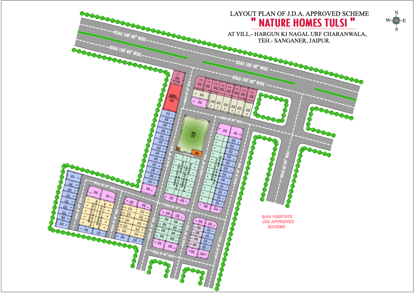88.88 Sq-yrd Residential Plot / Land for Sale in Diggi Malpura Road, Jaipur